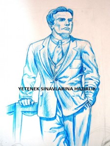 Güzel Sanatlar Yetenek Sınavlarına Hazırlık Renkli Figür  Çalışmaları