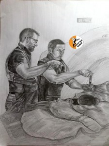 Yetenek sınavlarına hazırlık karakalem figür çalışmaları