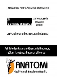 Yurtdışı mimarlık portfolyo hazırlık kursları.